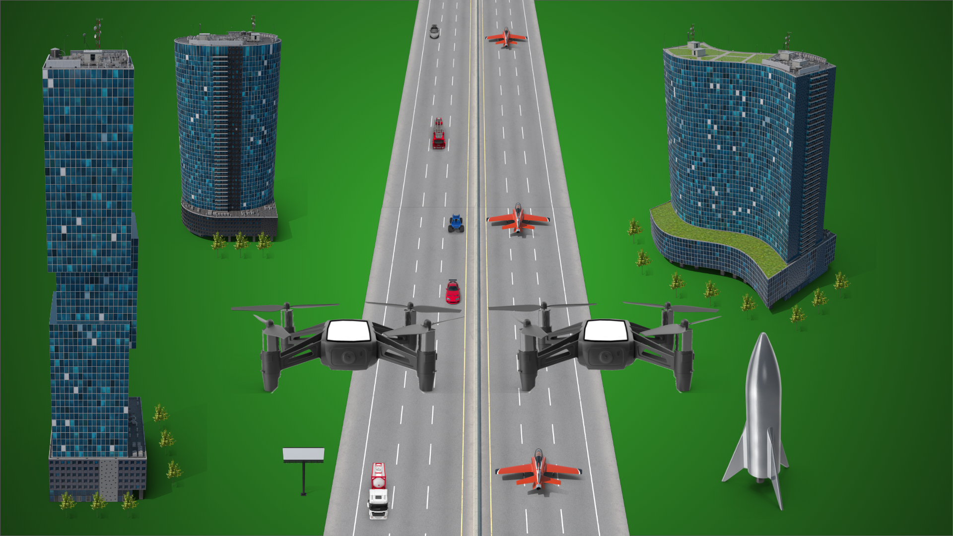 Applied Control Systems 3: UAV drone (3D Dynamics & control)